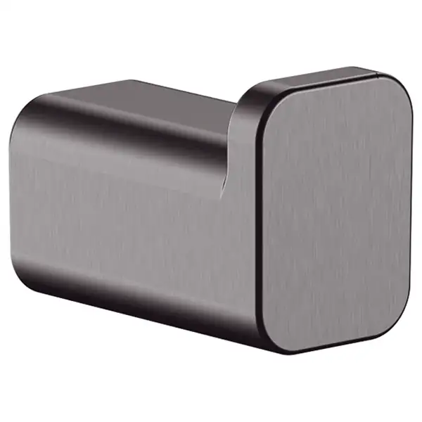 Крючок Hansgrohe AddStoris, матовый чёрный хром (41742340) фото 1 Aquada.com.ua