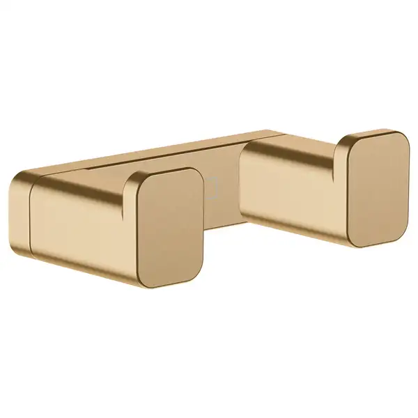 Крючок двойной Hansgrohe AddStoris, матовая бронза (41755140) фото 1 Aquada.com.ua