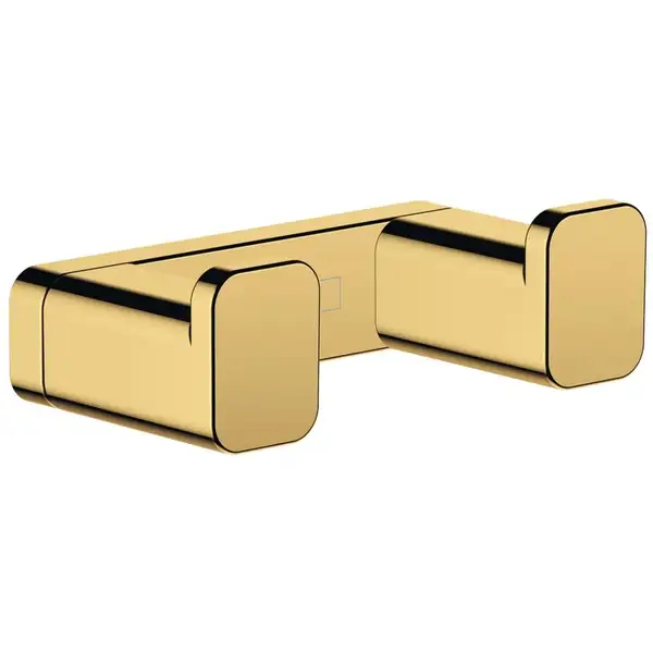 Гачок подвійний Hansgrohe AddStoris 3,6х1,6x6,6 см, Polished Gold Optic (41755990)