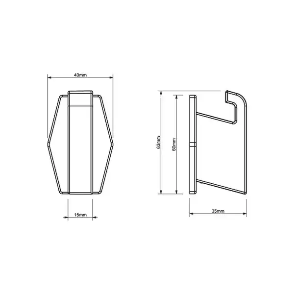Гачок Sonia Luce Black Sport, чорний (182497) Гачок Sonia Luce Black Sport, чорний (182497)