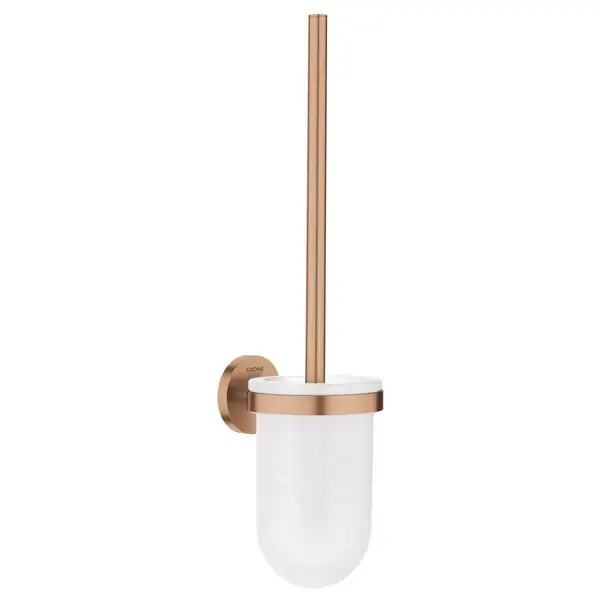 Туалетний йоржик Grohe Essentials в комплекті, матовий мідний (40374DL1)