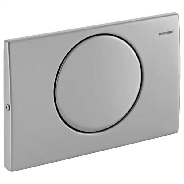 Geberit Delta 10 Клавиша смыва, сатинированная сталь (115.108.00.1)