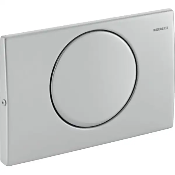 Geberit Delta 10 Клавиша смыва, сатинированная сталь (115.108.00.1)