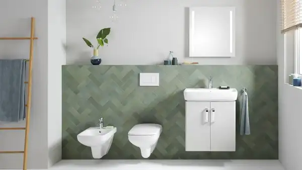 Geberit Delta 50 Клавиша смыва, белый глянец (115.119.11.1)