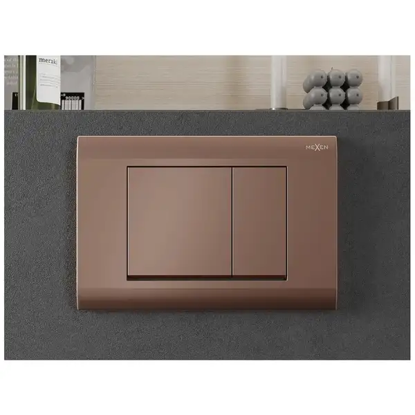 Кнопка смыва для инсталляции MEXEN FENIX 01 ROSE GOLD (MEX-600105)