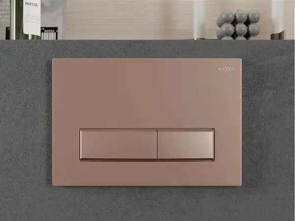 Кнопка смыва для инсталляции MEXEN FENIX 09 ROSE GOLD (MEX-600905)