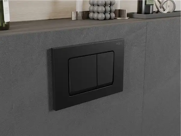 Кнопка смыва для инсталляции MEXEN FENIX 10 XS BLACK (MEX-601003)