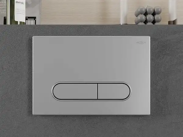 Кнопка смыва для инсталляции MEXEN FENIX 11 CHROME MATT (MEX-601102)