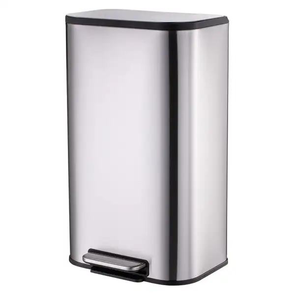 Відро для сміття з плавним закриттям прямокутне Mixxus Cubic-TC0112 SS Color 12л колір нержавійка ( (MI7089) Відро для сміття з плавним закриттям прямокутне Mixxus Cubic-TC0112 SS Color 12л колір нержавійка ( (MI7089)