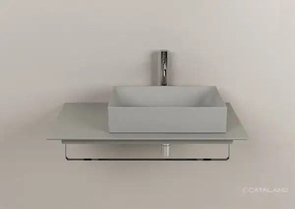 Столешница керамическая 100 x 50 см Catalano Horizon, Satin cement (1PC10050CS) фото 2 Aquada.com.ua