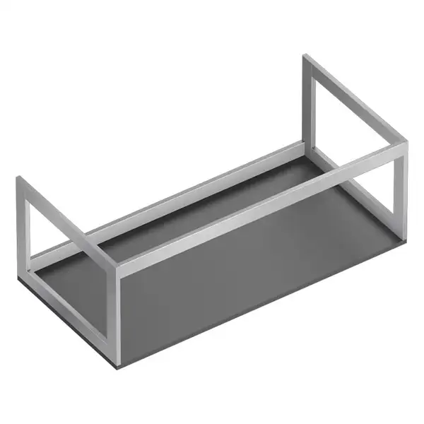 Структура из алюминия в комплекте с полкой 95 x 47 х h37,5 см Catalano Horizon, Inox scotch-brite (5S1005000) фото 1 Aquada.com.ua