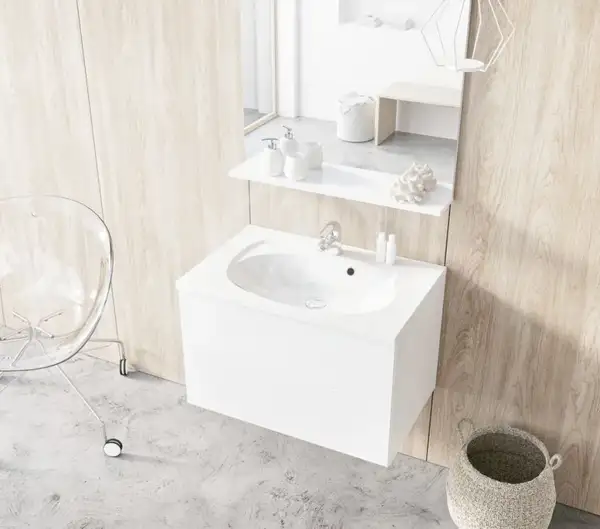 Шафка під умивальник SD 760 ROSA II white-white, RAVAK (X000001293) Шафка під умивальник SD 760 ROSA II white-white, RAVAK (X000001293)