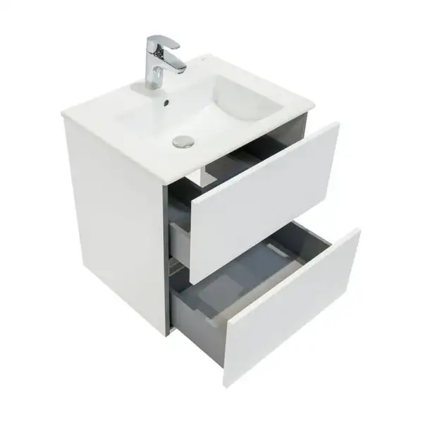 Тумба з умивальником Roca Cube 55 см, білий глянцевий (A85119A806) Тумба з умивальником Roca Cube 55 см, білий глянцевий (A85119A806)