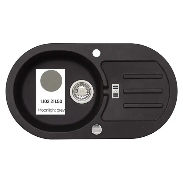 Кухонна мийка Malibu 30 (1.102.211.50) Moonlight grey 50, Axis Group