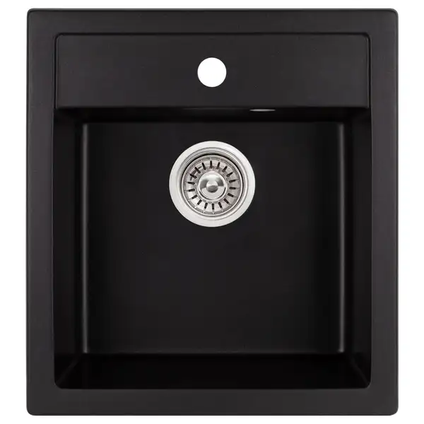 Кухонная мойка Qtap CS 5046 Black (QT5046BLA404)