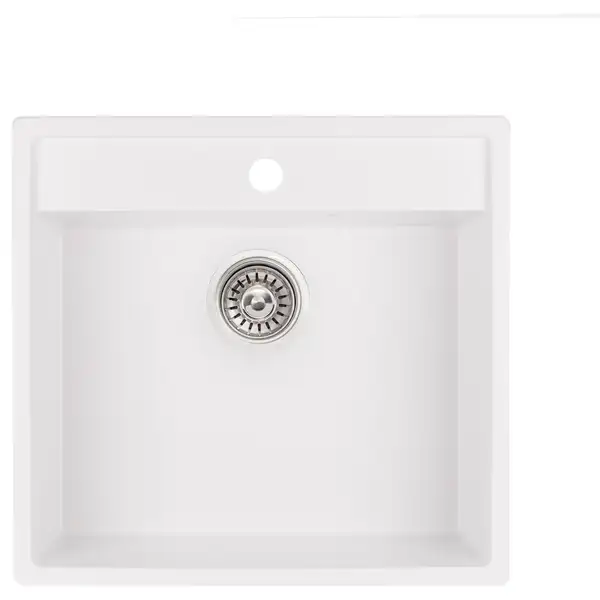 Кухонная мойка Qtap CS 5250 White (QT5250WHI650)