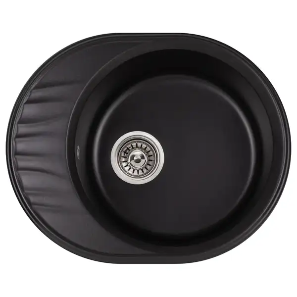 Кухонная мойка Qtap CS 6151 Black (QT6151BLA404)