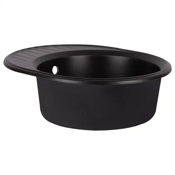 Кухонная мойка Qtap CS 6151 Black (QT6151BLA404)