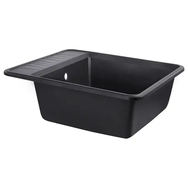 Кухонная мойка Qtap CS 6250 Black (QT6250BLA404)