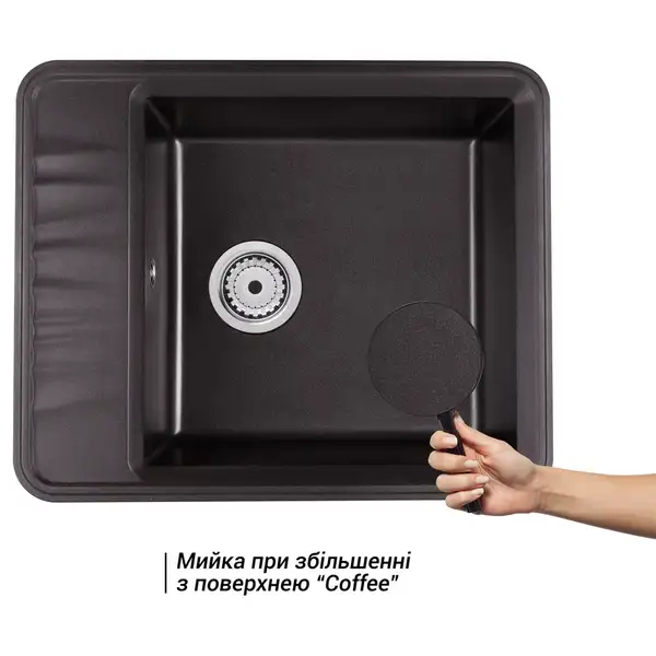 Кухонная мойка Qtap CS 6250 Coffee (QT6250COF551)