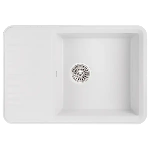 Кухонная мойка Qtap CS 7440 White (QT7440WHI650)