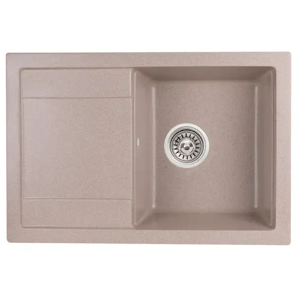 Кухонная мойка Qtap CS 7449 Beige (QT7449BEI551)