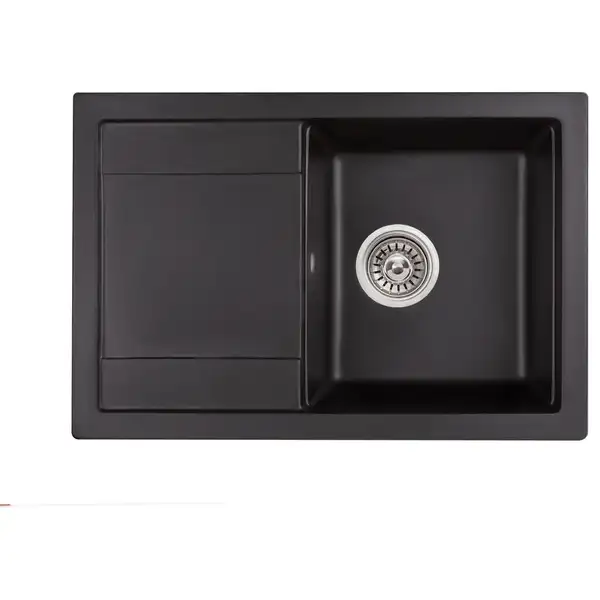 Кухонная мойка Qtap CS 7449 Black (QT7449BLA404)