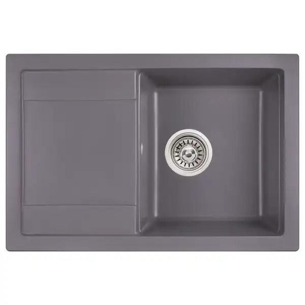 Кухонная мойка Qtap CS 7449 Grey (QT7449GRE471)