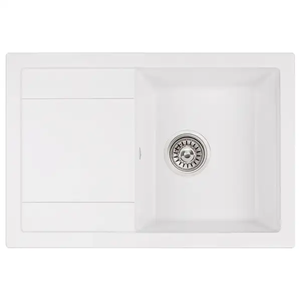 Кухонная мойка Qtap CS 7449 White (QT7449WHI650)
