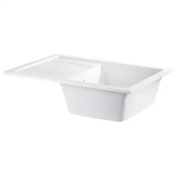 Кухонная мойка Qtap CS 7449 White (QT7449WHI650)
