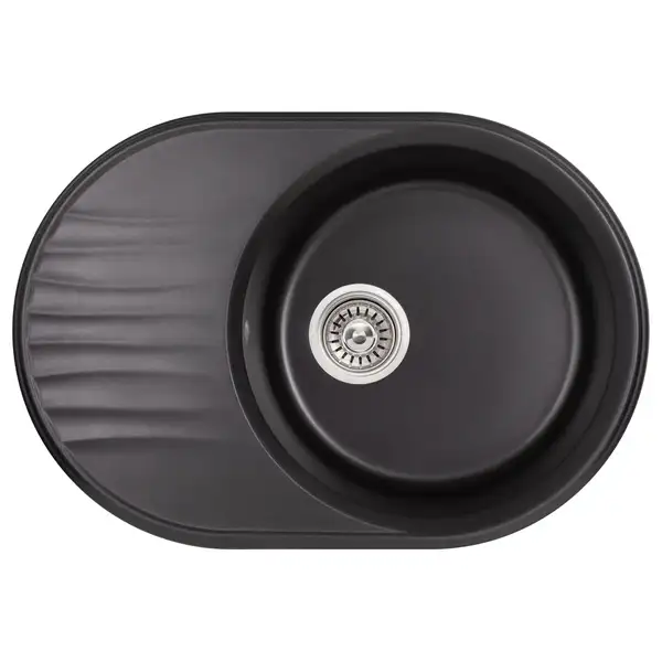Кухонная мойка Qtap CS 7451 Black (QT7451BLA404)