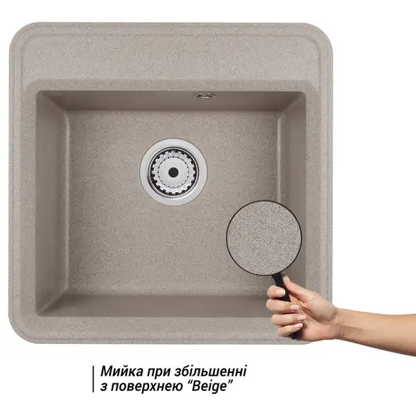 Кухонная мойка Qtap CS 5151 Beige (QTCS5151BEI) Кухонная мойка Qtap CS 5151 Beige (QTCS5151BEI)