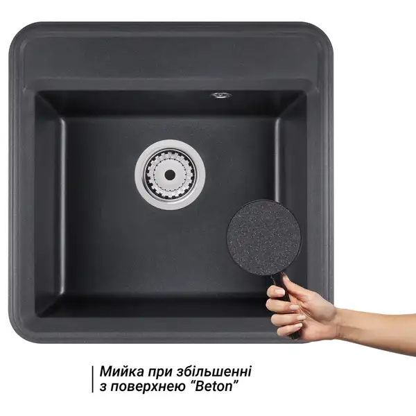 Кухонная мойка Qtap CS 5151 Beton (QTCS5151BET)