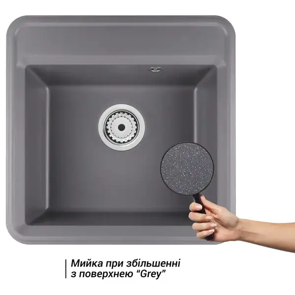 Кухонная мойка Qtap CS 5151 Grey (QTCS5151GRE) Кухонная мойка Qtap CS 5151 Grey (QTCS5151GRE)
