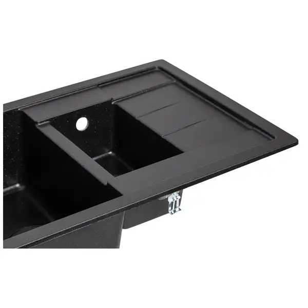 Кухонная мойка с дополнительной чашей Lidz 780x495/200 BLM-14 (LIDZBLM14780495200)