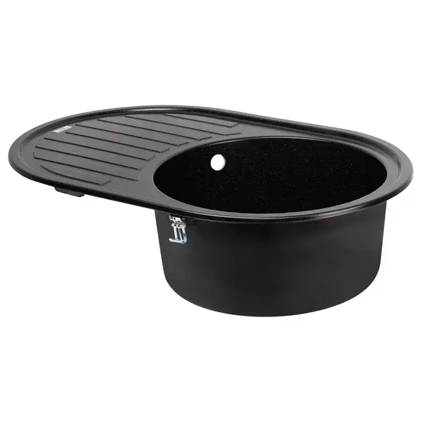 Lidz BLM-14 Кухонная мойка, черная матовая (LIDZBLM14780500200)