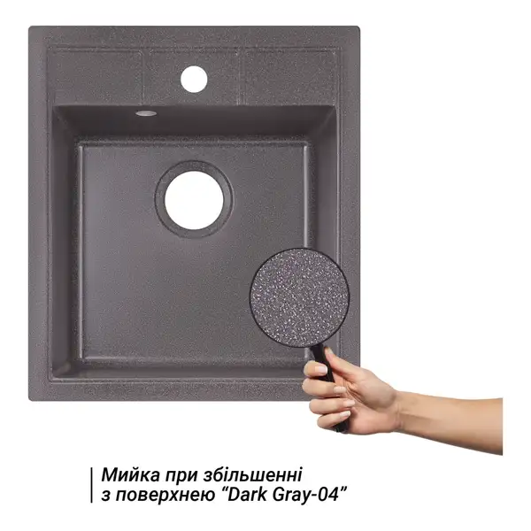 Кухонная мойка Lidz 460х515/200 GRE-04 (LIDZGRE04460515200)