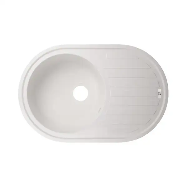 Lidz WHI-01 Кухонная мойка, белая (LIDZWHI10780500200)