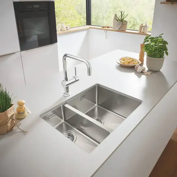 Мийка для кухні Grohe K700 59.5х45 см, нержавіюча сталь матова (31576SD1) Мийка для кухні Grohe K700 59.5х45 см, нержавіюча сталь матова (31576SD1)
