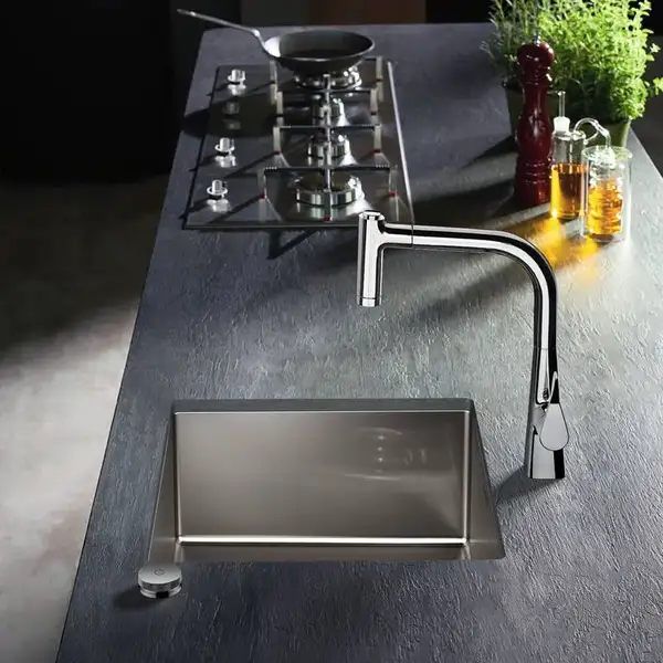 Hansgrohe S71 S712-F450 Мойка кухонная, нержавеющая сталь (43305800)