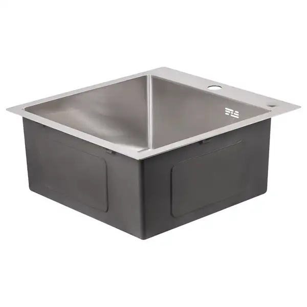 Набор 2 в 1 Lidz кухонная мойка H5050 3.0/1.0 мм Brush + дозатор для моющего средства (LIDZH5050BRU3010)