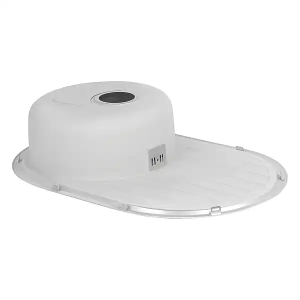 Кухонная мойка Qtap 7750 0,8 мм Satin (QT7750SAT08) (QT7750SAT08) фото 5 Aquada.com.ua