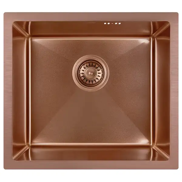 Кухонная мойка Qtap D4843BR 2.7/1.0 мм Bronze (QTD4843BRPVD10)