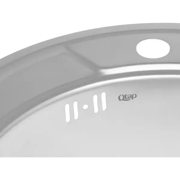 Кухонная мойка Qtap D490 0,8 мм Satin (QTD490SAT08) Кухонная мойка Qtap D490 0,8 мм Satin (QTD490SAT08)