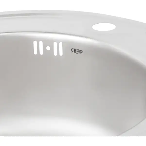 Кухонная мойка Qtap D510 0,8 мм Satin (QTD510SAT08) Кухонная мойка Qtap D510 0,8 мм Satin (QTD510SAT08)