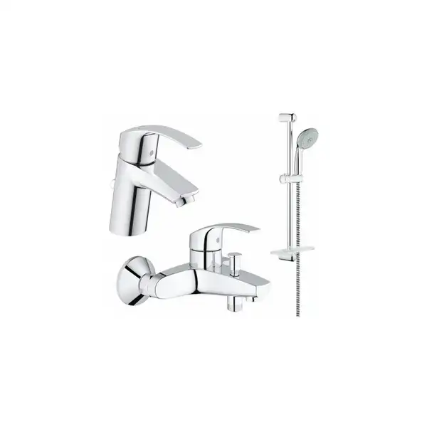 Набір змішувачів для ванни 3 в 1 Eurosmart (123238), Grohe Набір змішувачів для ванни 3 в 1 Eurosmart (123238), Grohe