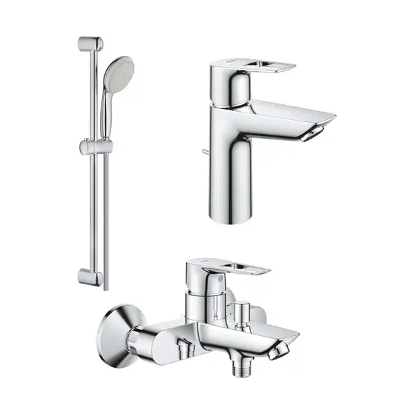Набір змішувачів для ванни Grohe BauLoop New 3 в 1, хром (UA123215M0)