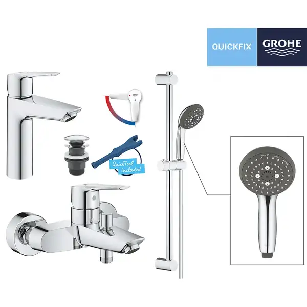 Grohe Start Набор смесителей M-Size, хром (UA202301ME)