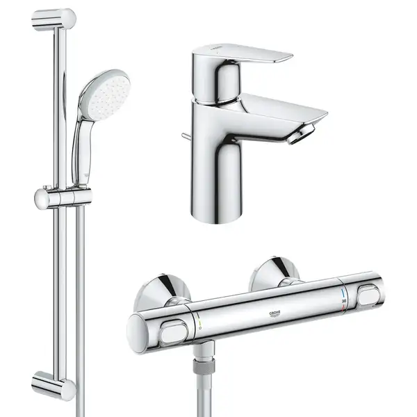 Набір змішувачів 2 в 1 для душової кімнати S-Size Grohe StartEdge UA202503TS Набір змішувачів 2 в 1 для душової кімнати S-Size Grohe StartEdge UA202503TS