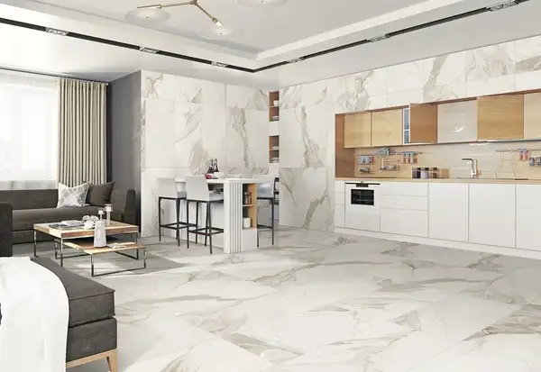 Плитка керамогранітна Calacatta Silver 120 Natural 600x1200x11 Azteca (25613) Плитка керамогранітна Calacatta Silver 120 Natural 600x1200x11 Azteca (25613)